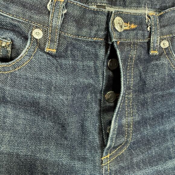 APC Selvedge Jeans New Standard Classique Size 31x32 Red Lines Slim Button Fly - Picture 2 of 12